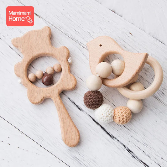 Wooden Animal Teether