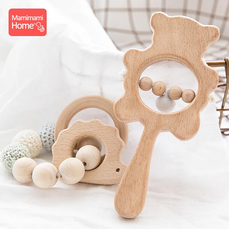 Wooden Animal Teether