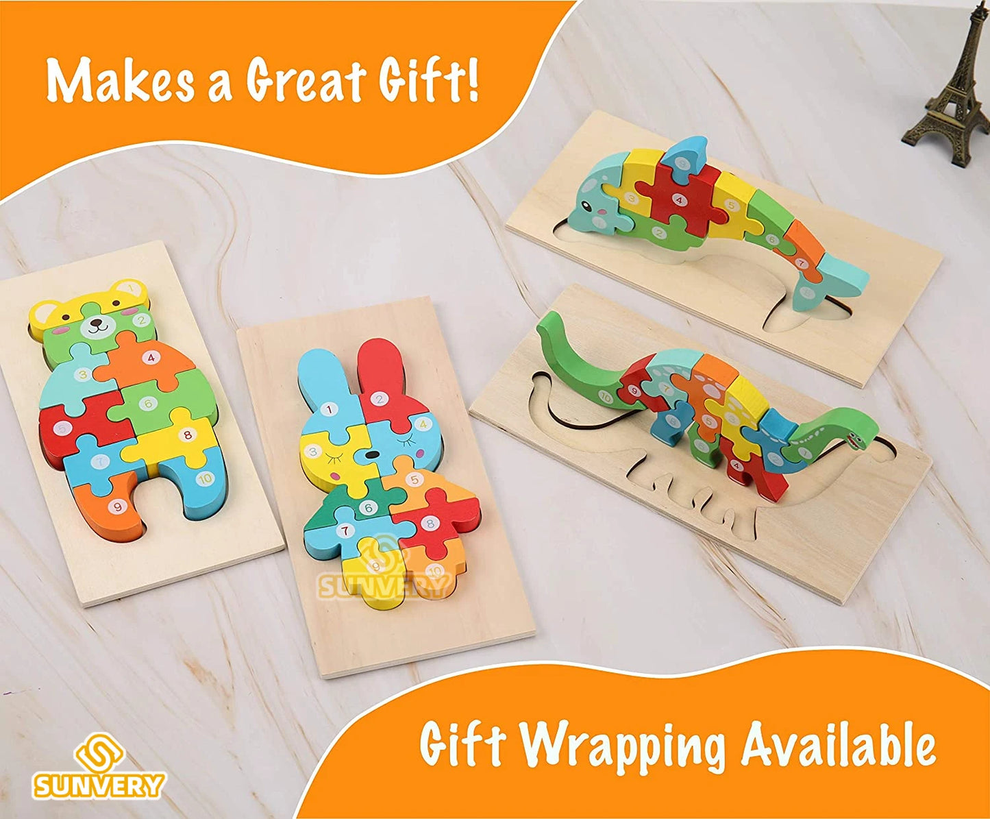 $4 SHIPPING - 3D Educational Puzzles