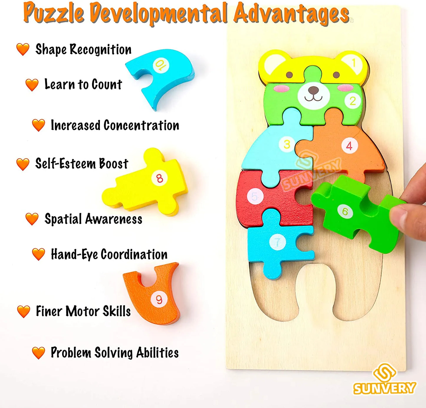 $4 SHIPPING - 3D Educational Puzzles